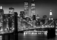 NEW YORK brooklyn bridge night